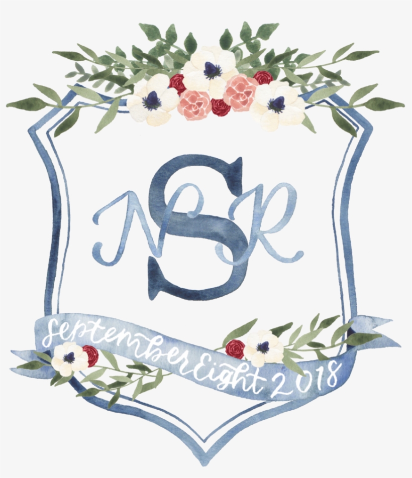 Nancyweddingcrestfinal, transparent png