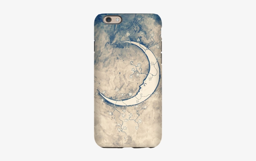 Custom Iphone Case Watercolor Moon Moon Art Black And - Mobile Phone, transparent png