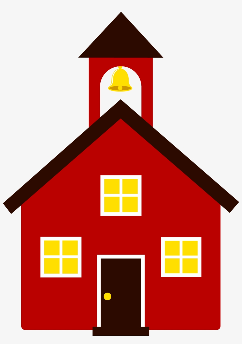 House Clipart To Download Pdclipart - Schoolhouse Clipart, transparent png