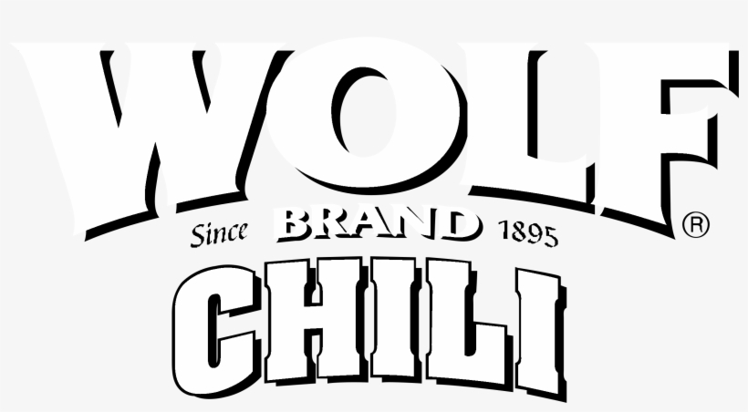 Wolf Brand Chili Logo Black And White - Calligraphy, transparent png