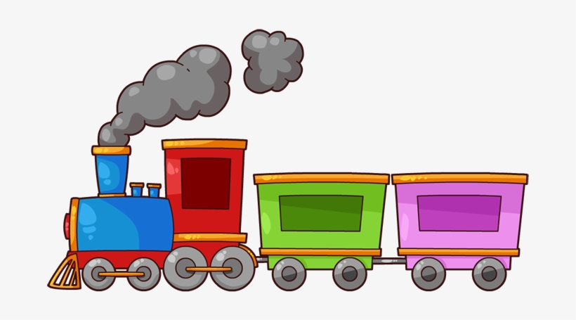 Train Clip Art - Beginning Middle End Train, transparent png