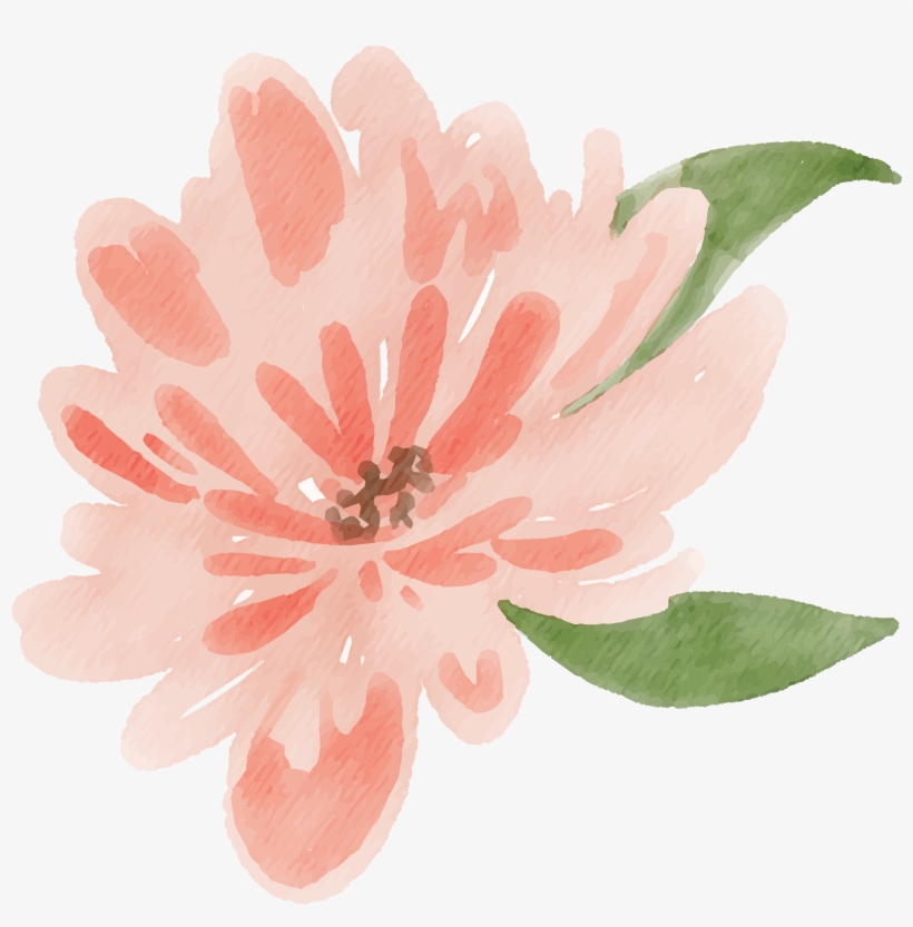 Be Sure To Subscribe - Watercolor Peach Floral Png, transparent png