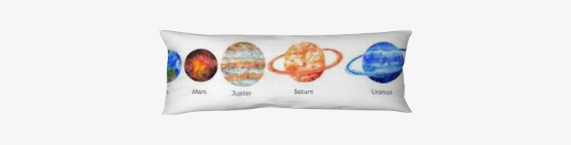 The Planets Of The Solar System On White Background - Amazingwall Sparking Crystal Planet Wall Self Adhesive, transparent png