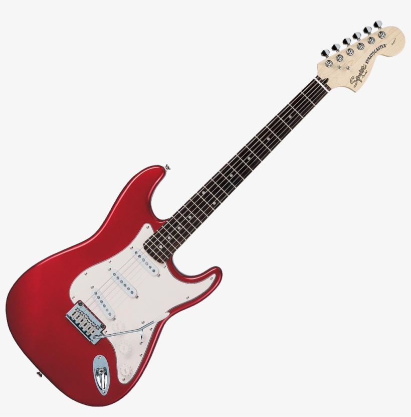 Electric Guitar Png Image - Squier Affinity Jazz Bass Race Red, transparent png