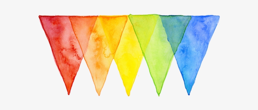 Rainbow Watercolor Png - Rainbow Watercolor Transparent, transparent png