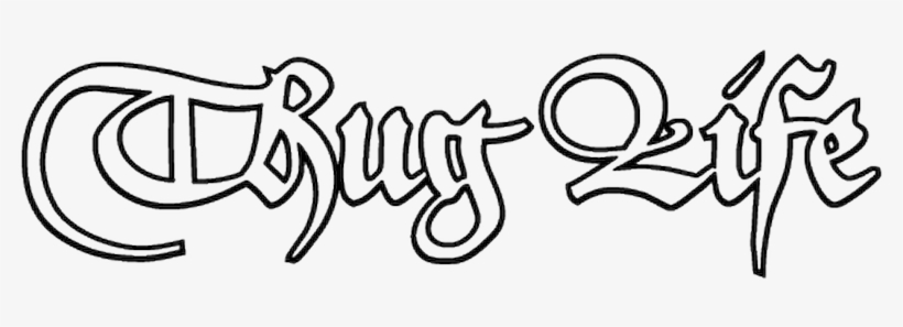 Thug Life White Png, transparent png