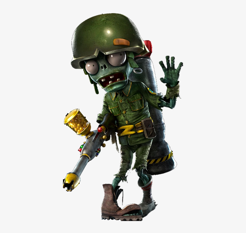 Download File - Pvz Garden Warfare Zombie, transparent png