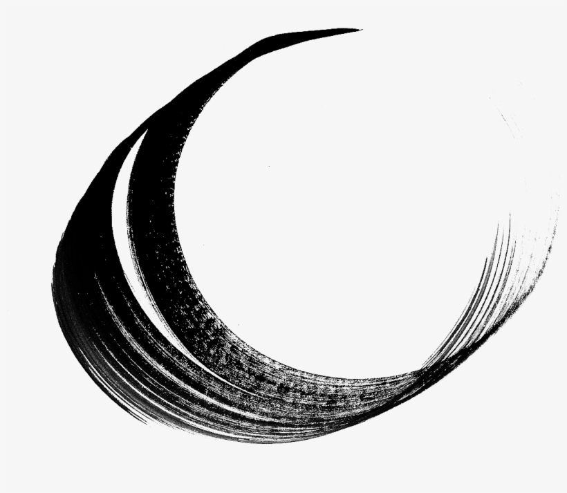 Circlepaintbrushstroke06 - Crescent - 1192x958 PNG Download - PNGkit