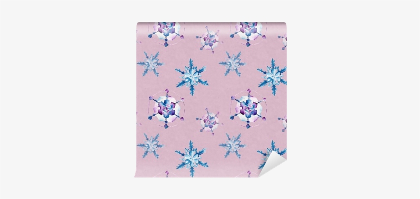Seamless Pattern With Snowflakes - Snowflake, transparent png