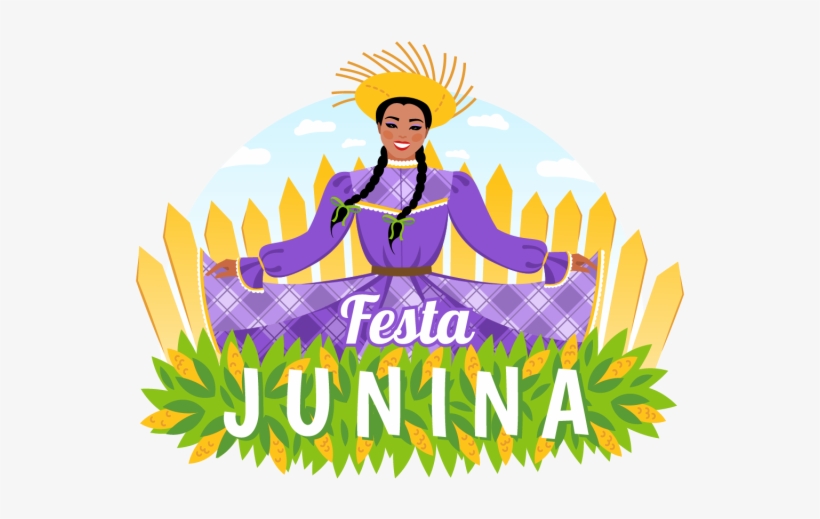The Design Of The Poster Of The Festa Junina With A - Illustration, transparent png