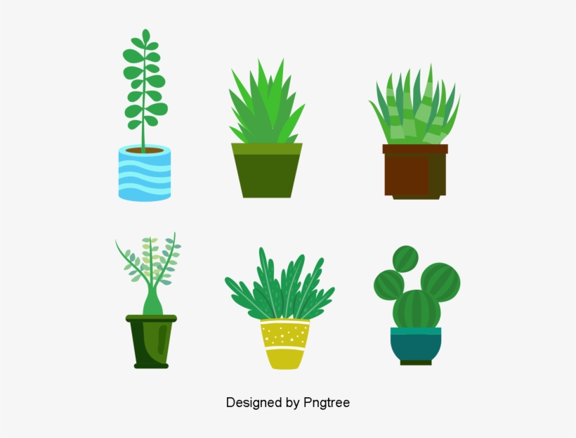 Cartoon Hand-painted Simple Flower Pot Flower Design, - Design, transparent png