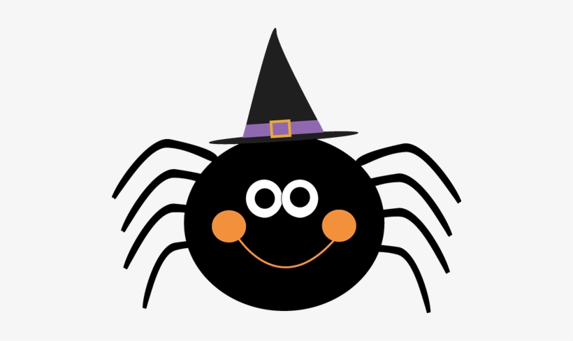 Holloed Clipart Spider - Cute Halloween Clip Art, transparent png