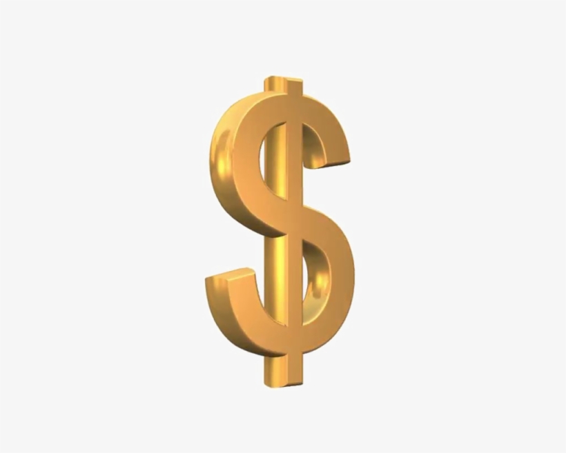 Golden Dollar Sign Png Photo - Portable Network Graphics, transparent png