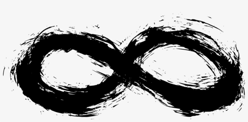 Png File Size - Grunge Infinity, transparent png
