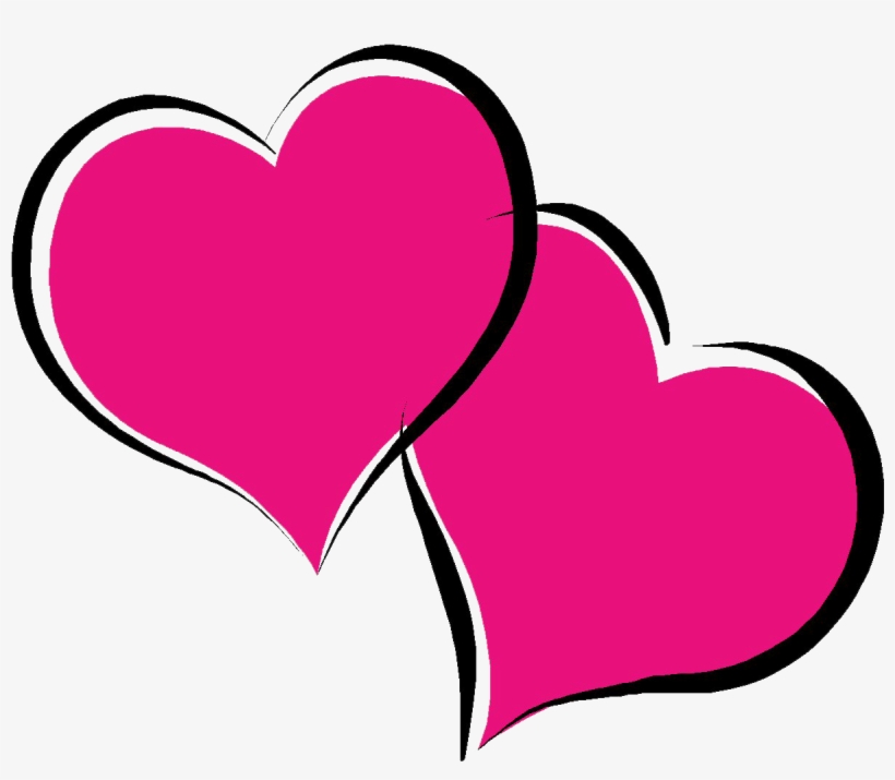 Hot Pink Heart Png Pic - Heart Clipart, transparent png