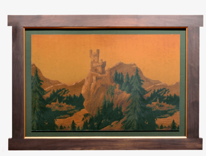 “the Rhine Castles” Frieze - Wallpaper, transparent png