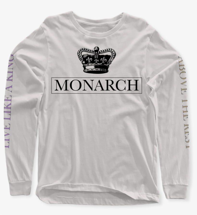 Monarch Og Long Tee - Long-sleeved T-shirt, transparent png