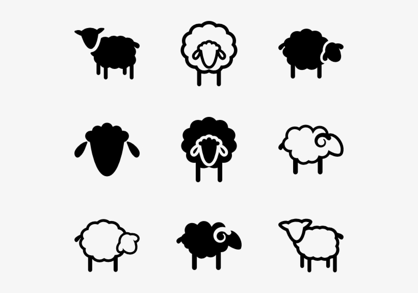 Sheeps - Sheep Vector Png, transparent png