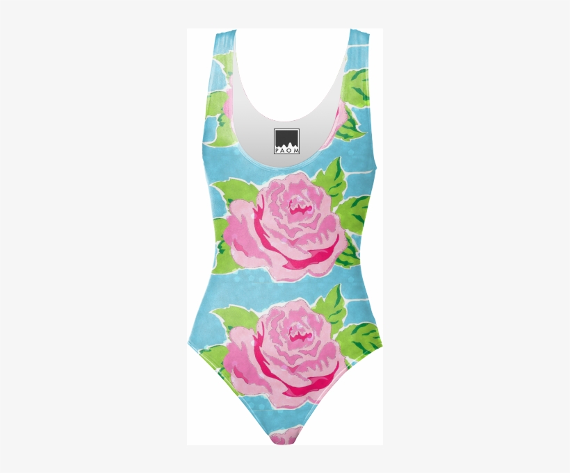 Ocean One Piece Swimsuit $98 - Garden Roses, transparent png