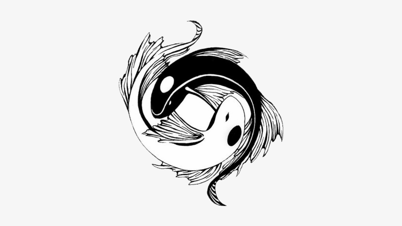 Share This Article - Yin And Yang Fish Tattoo, transparent png