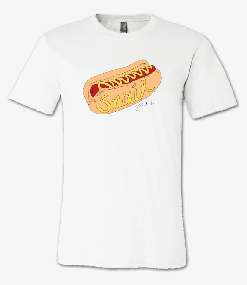 Snailmail Hotdog Shirt, transparent png