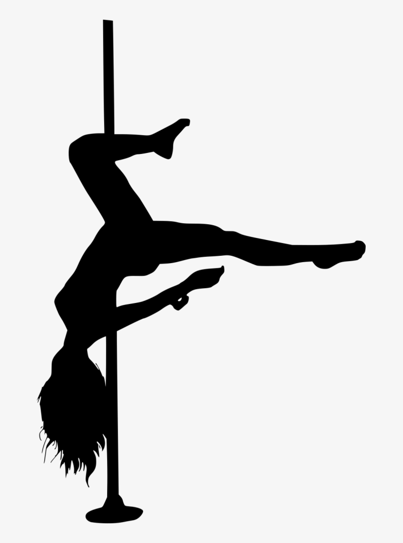 Png File Size - Pole Dancer Silhouette Free, transparent png