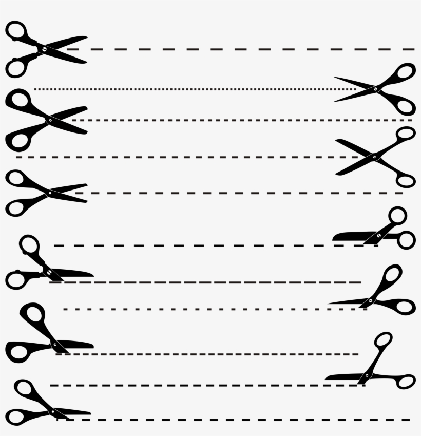 Image Freeuse Library Mango Clipart Dotted - Scissors Cutting Line Png, transparent png