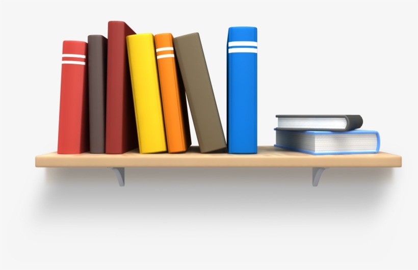 Books Transparent Shelf Png - Book On A Bookshelf, transparent png