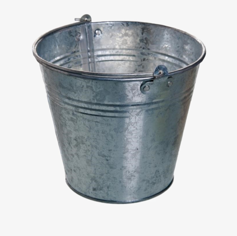 Metal Bucket Transparent - Metal Bucket, transparent png