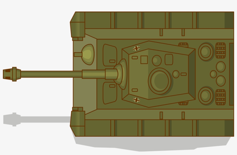 Free Tank Clip Art - Tank Png Top View, transparent png