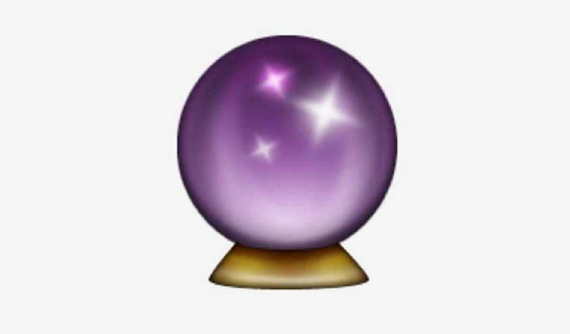 Crystal Ball Emoji Png Clip Art Free Library - Crystal Ball Emoji Png, transparent png