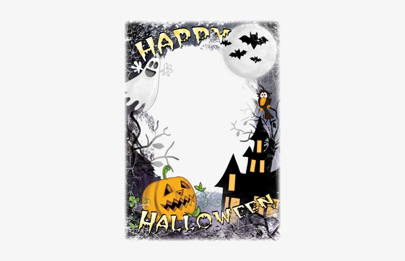 Photo Frame - Happy Halloween - Marcos De Halloween Png, transparent png