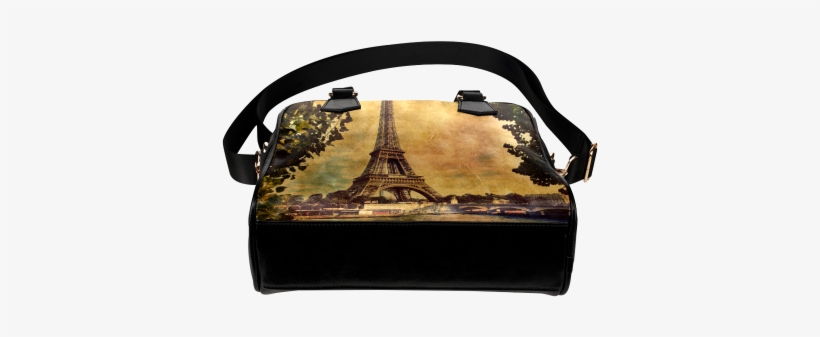Interestprint Paris Eiffel Tower Women Leather Shoulder - Handbag, transparent png