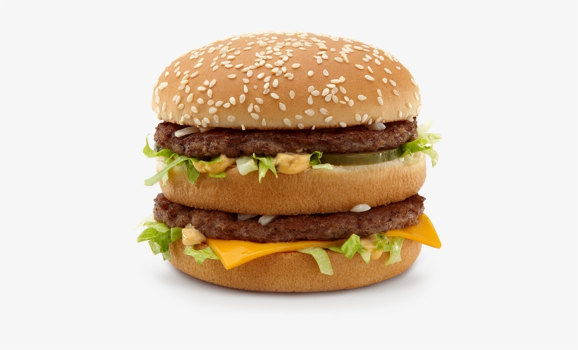 Mcdonalds Big Mac - Mcdonald's Food, transparent png