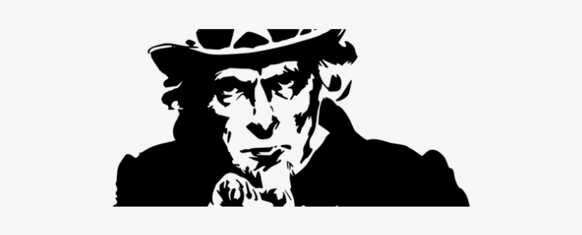 Death And Taxes - Uncle Sam Black Png, transparent png