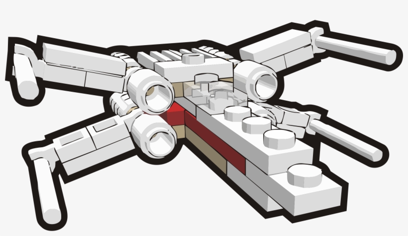 Tie Fighter Anakin Skywalker Lego Star Wars X-wing - Lego Star Wars Ships Png, transparent png