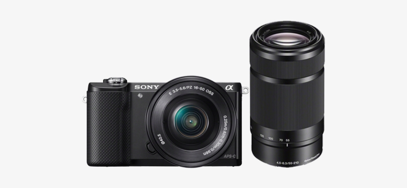 Mrp Rs 45,990/- - Ilce-5000l Body With Standard Zoom Lens, transparent png