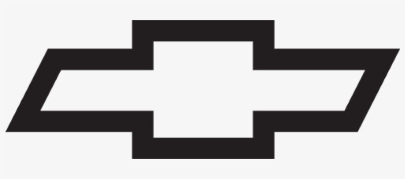 Bow Tie Clipart Logo Png - Chevy Logo Black And White, transparent png