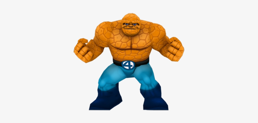 Thing Full Body - Super Hero Squad Thing, transparent png