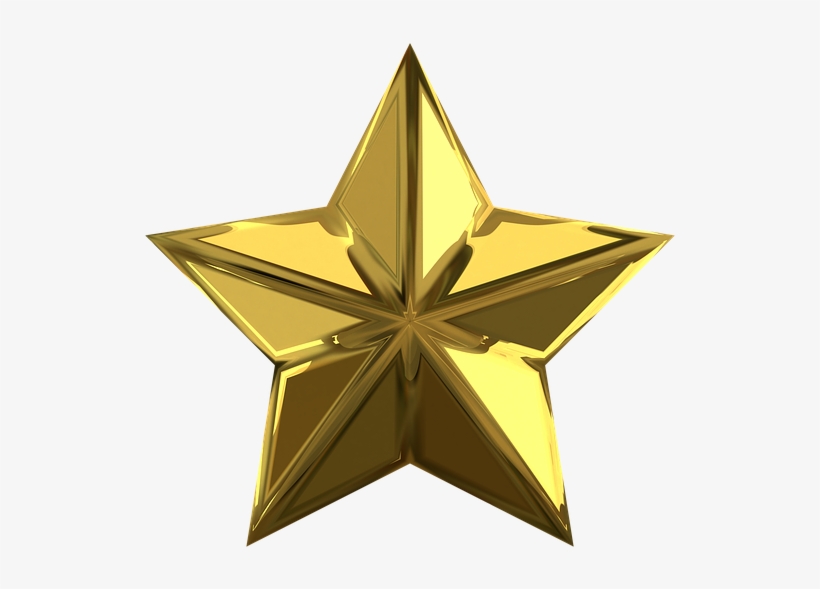 Gold Star Png, transparent png