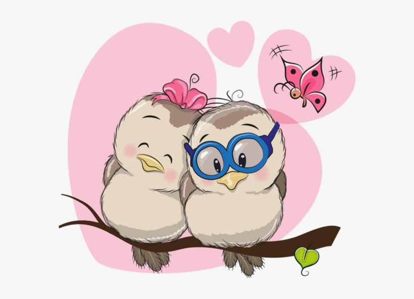 Madarak Állatok Pinterest Clip Art Scrapbooking Png - Cute Cartoon Characters In Love, transparent png