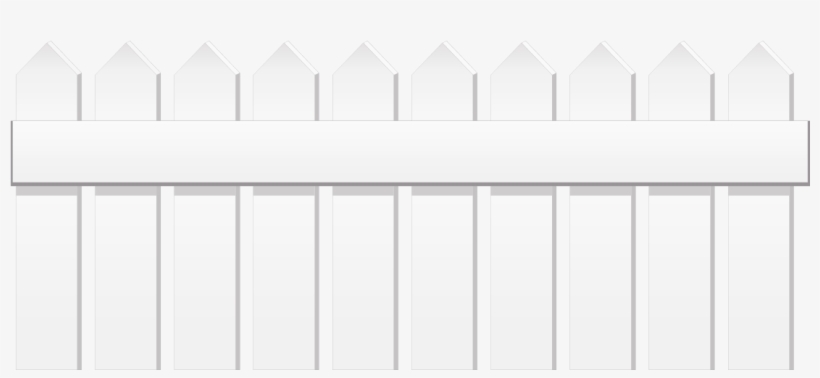 White - Fence Png Cartoon, transparent png