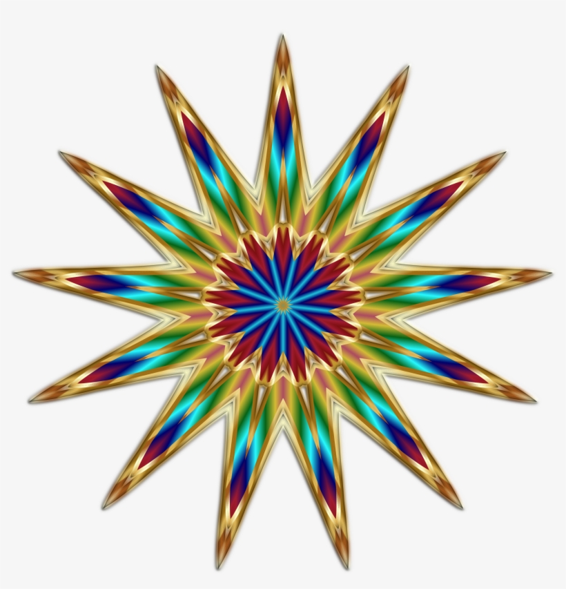 This Free Icons Png Design Of Iridescent Starburst, transparent png