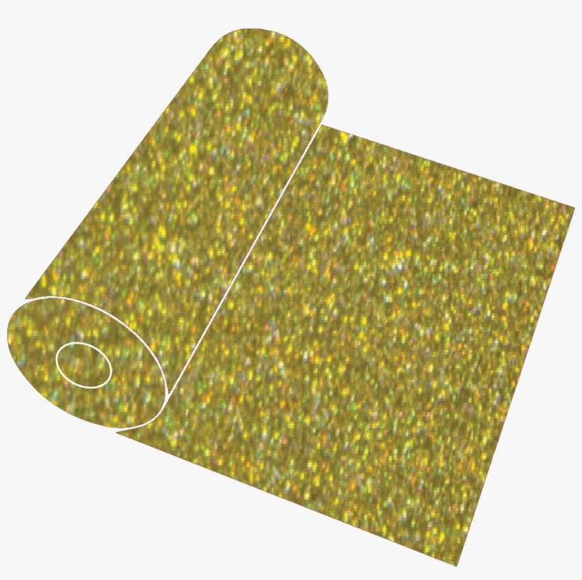 20" Gold Confetti Glitter Roll - Confetti, transparent png