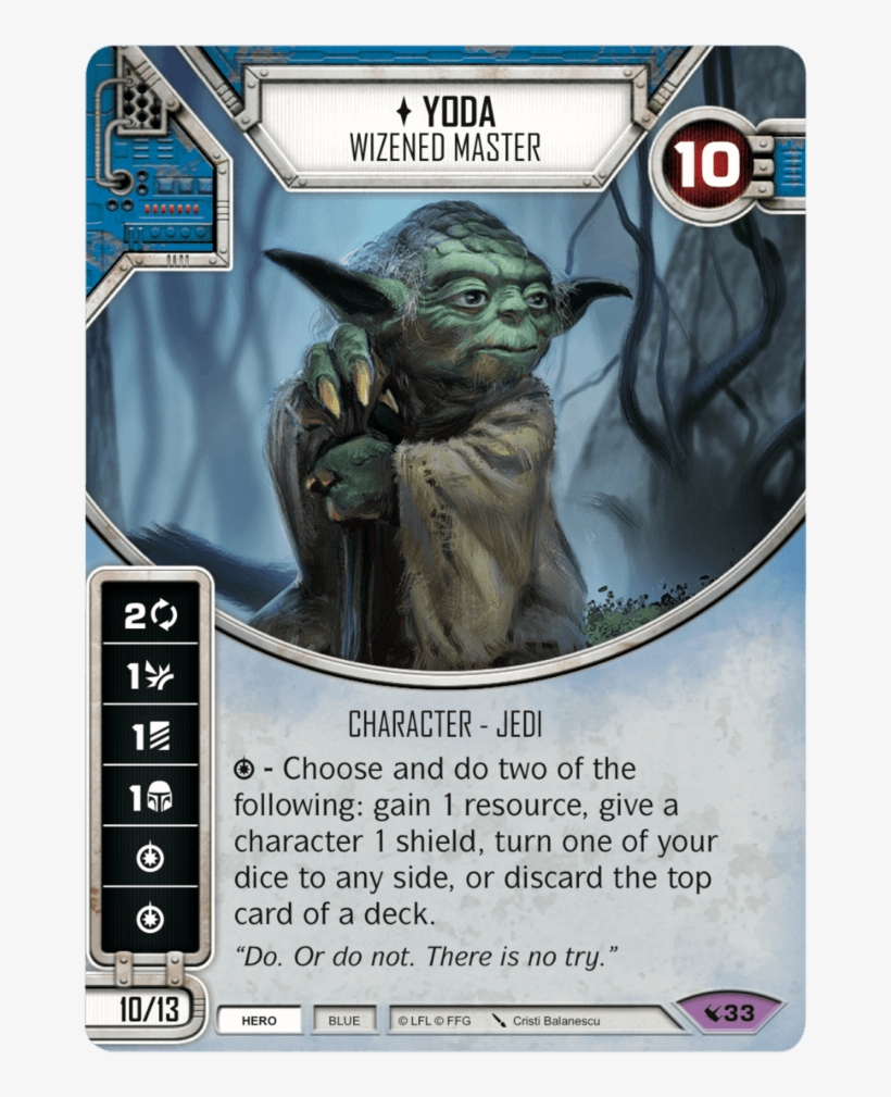 Destiny Singles - Star Wars Destiny Yoda, transparent png