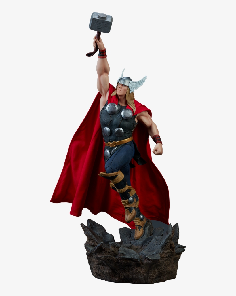 5" Marvel Statue Thor - Thor Sideshow 1 5, transparent png