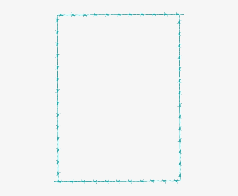 Barbed Wire Border Clipart - Barbed Wire Border, transparent png
