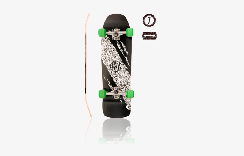 Lush Longboards Dagyr - Longboard, transparent png