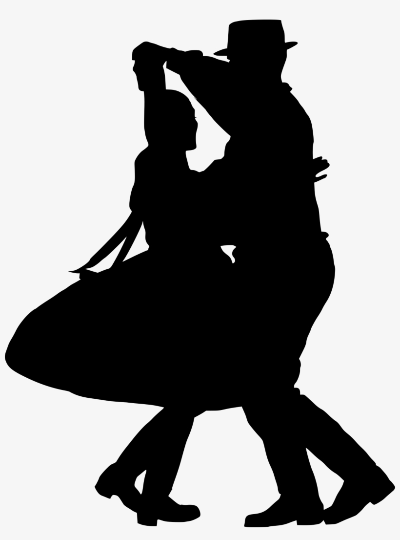 Free Download - Square Dancer Silhouette Png, transparent png