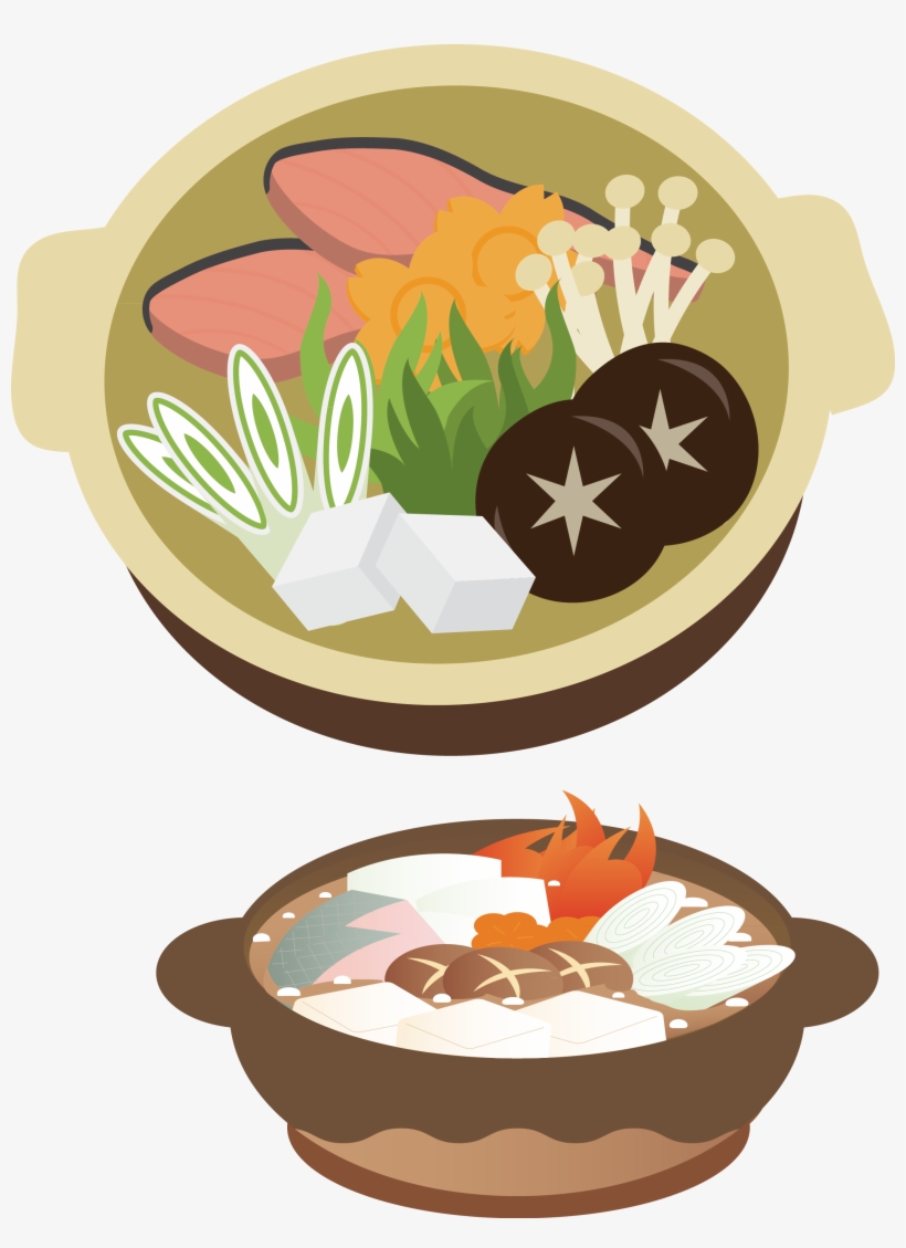 Hot Dog Hot Pot Japanese Cuisine Shabu - Cartoon Pot Food, transparent png